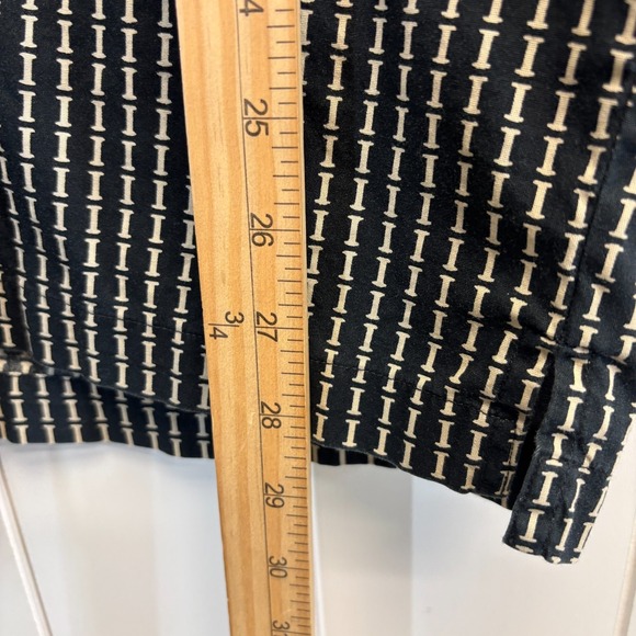 Original Ben Sherman Mens Hipster Graphic Print Button Up Shirt Size L Black - Picture 5 of 8